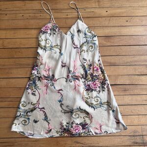 Victoria's Secret Vintage 90s Gold Label Floral Lace Cami Slip Dress Size Small